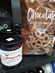 The Everything Gift - Raspberry Amaretto Jam + Chocolate Pretzels - Terrapin Ridge Farms