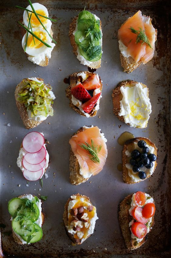 Two Bite Crostini Party Ideas w/ Recipes