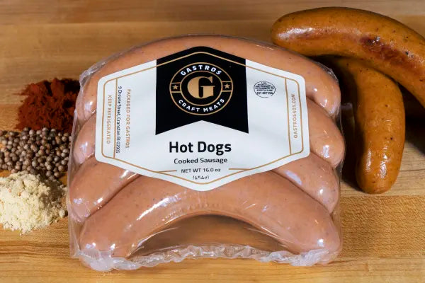 Heritage Berkshire Hot Dogs / Sausages - Nitrate Free - 4 x 10 packs