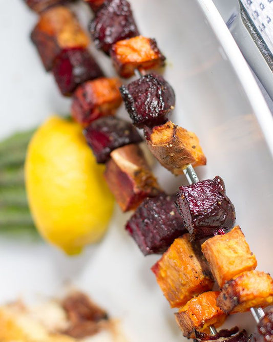 Root Vegetable Kabobs - 25 pieces per tray