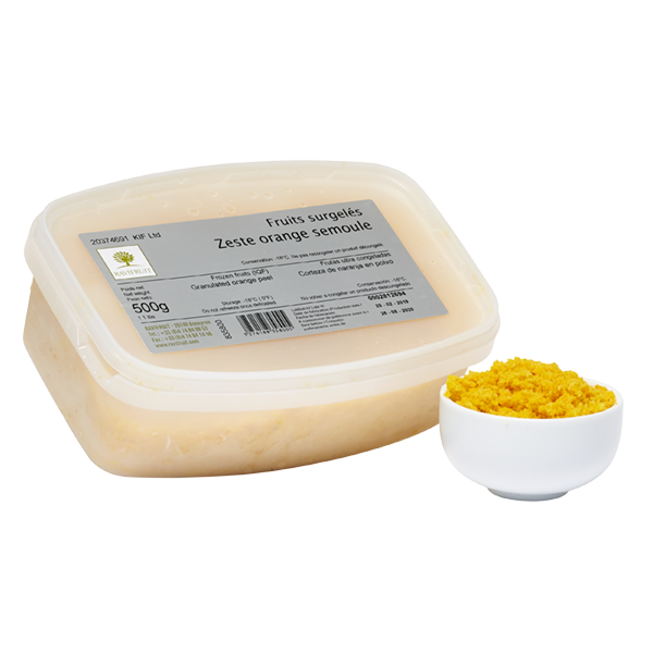 Orange Zest, Frozen from France by Ravifruit - 1.1 lb