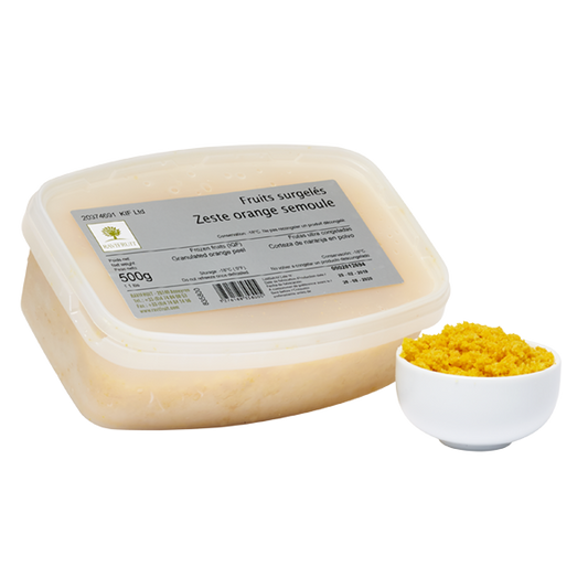 Orange Zest, Frozen from France by Ravifruit, 1.1 lb - 6/Case