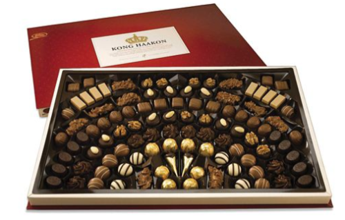 Freia King Haakon Luxury Box Set Norwegian Chocolates 1kg