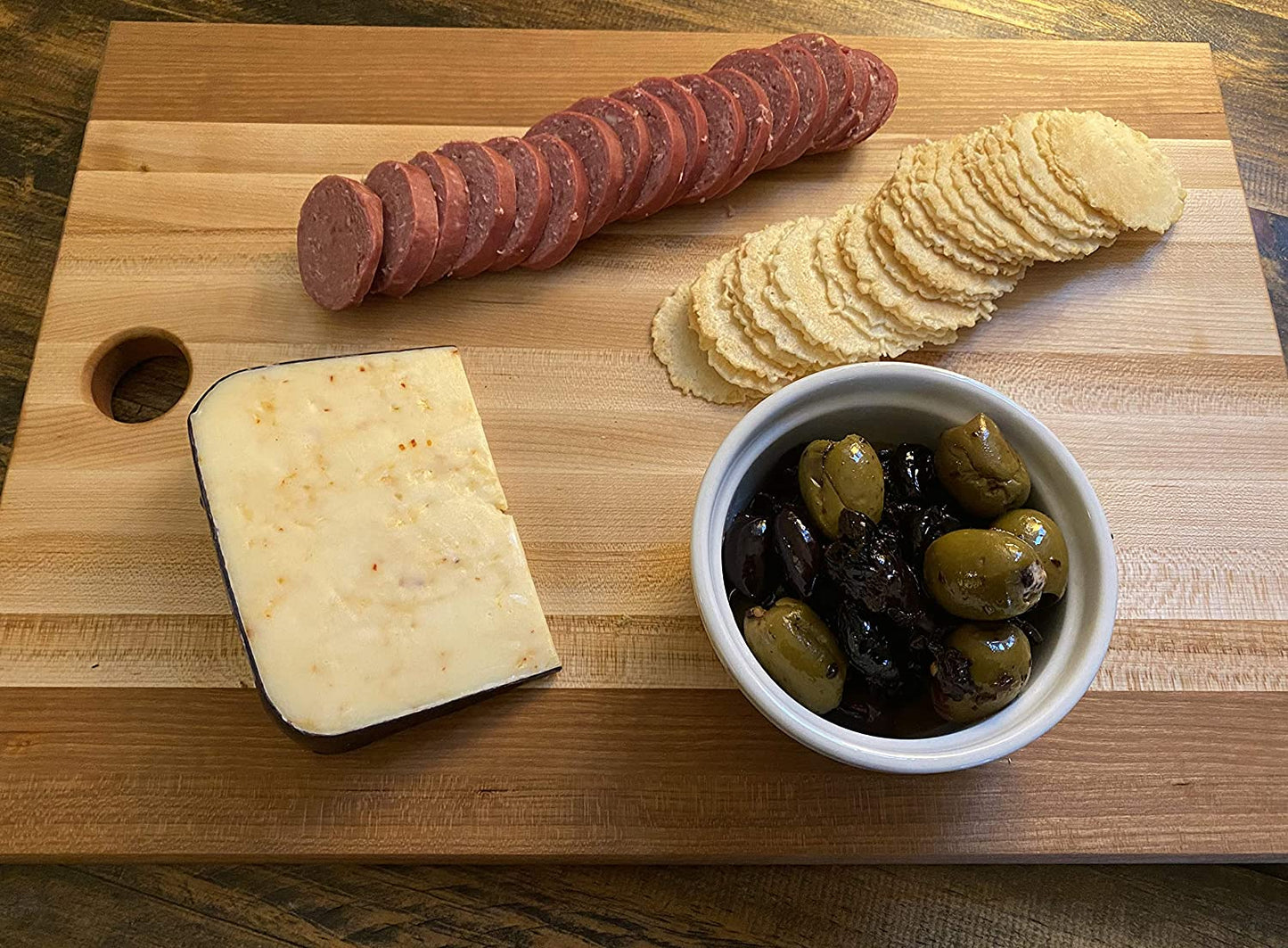 Pearson Ranch Game Meat Hickory Smoked Summer Sausage Variety Pack of 3 – Elk, Buffalo, Venison Gluten-Free, MSG-Free