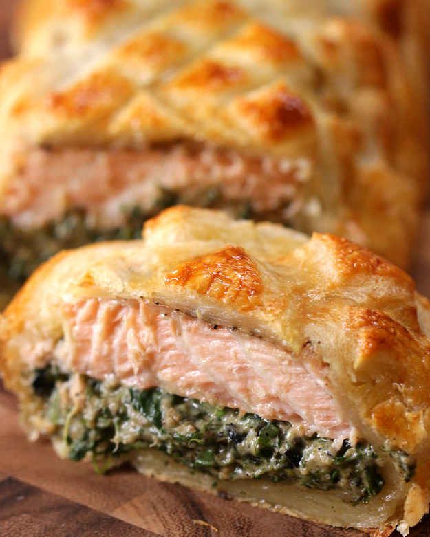 Wild Salmon Wellington Puff Pastries - includes 4