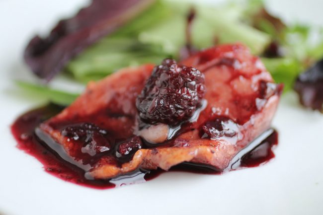 Blackberry Glazed Salmon