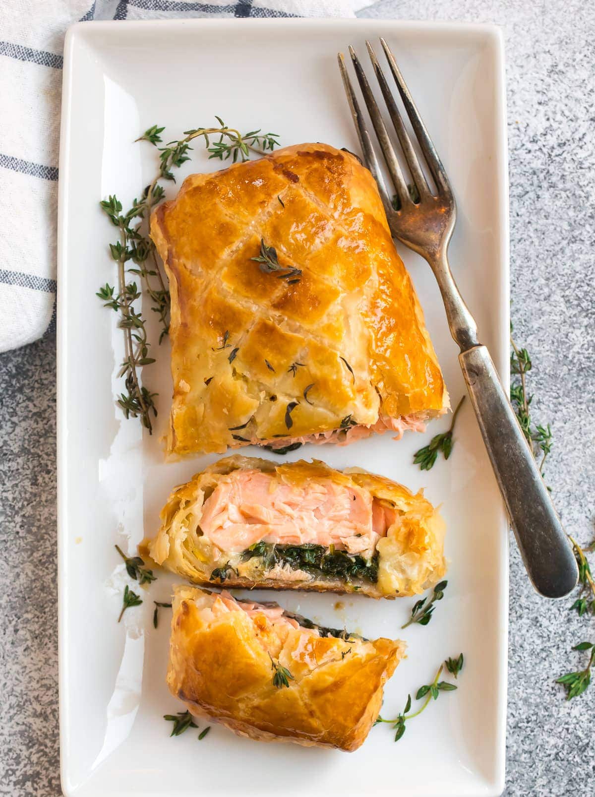 Wild Salmon Wellington Puff Pastries - includes 4