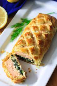 Wild Salmon Wellington Puff Pastries - includes 4
