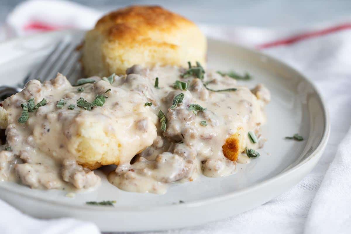Buttermilk Biscuits and Sausage Gravy Meal