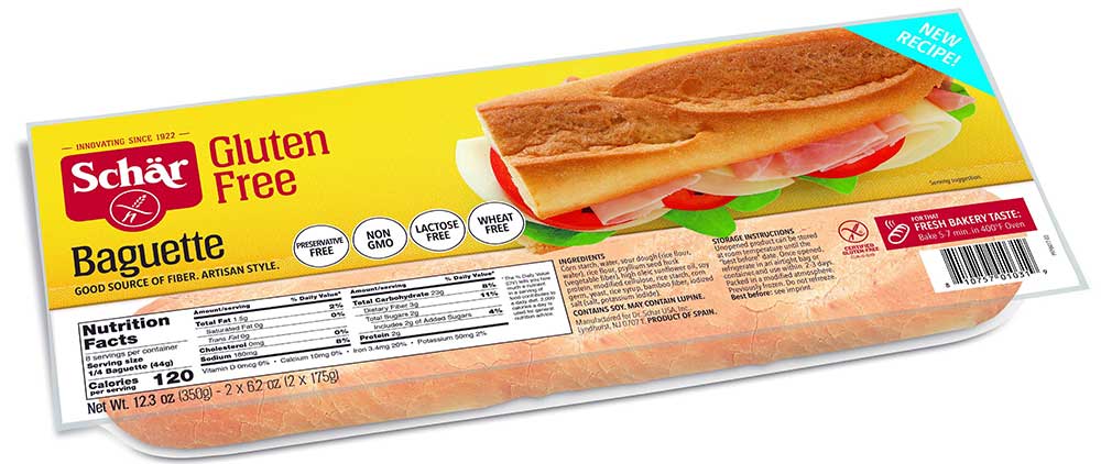 Schar Gluten Free Baguette - 12.3 oz - 6/Case