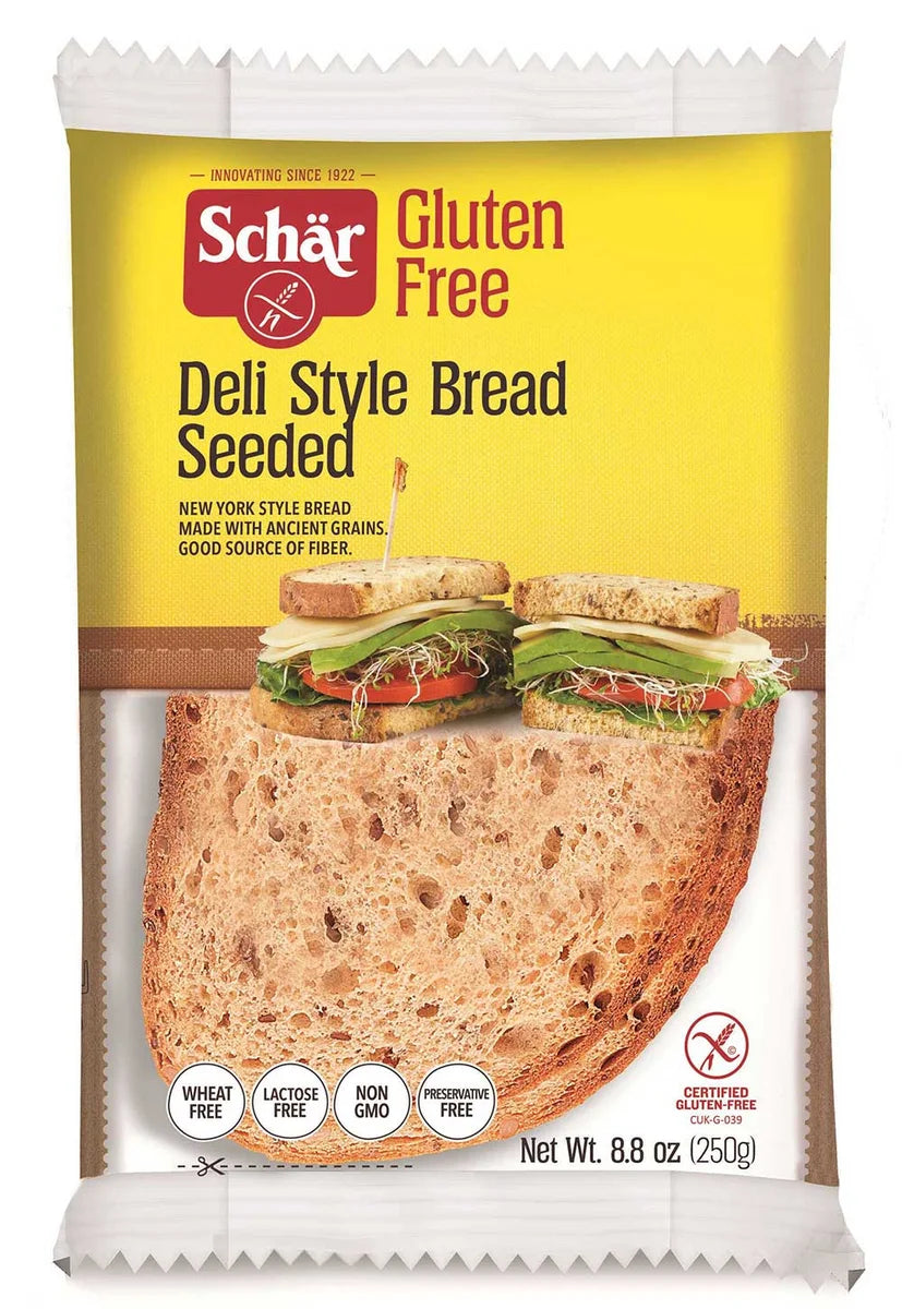 Schar Gluten Free Deli Style Seeded Bread - 8.5 oz - 5/Case