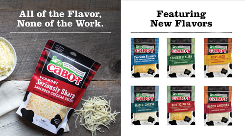 Cabot Seriously Sharp Shredded Cheese