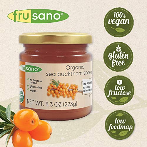 Set of 3 Organic Sea Buckthorn Spread Natural Jam - Gluten Free