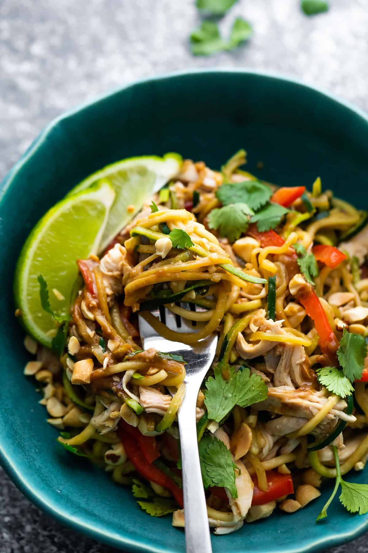 Sesame Chicken With Zoodles - Keto, Low Carb
