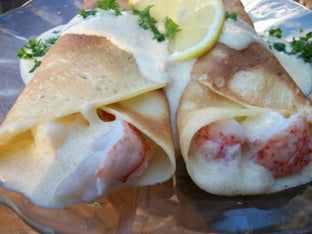 Lobster Newburg Crepes