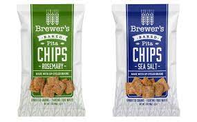 Sea Salt Pita Chips - Brewer's Crackers