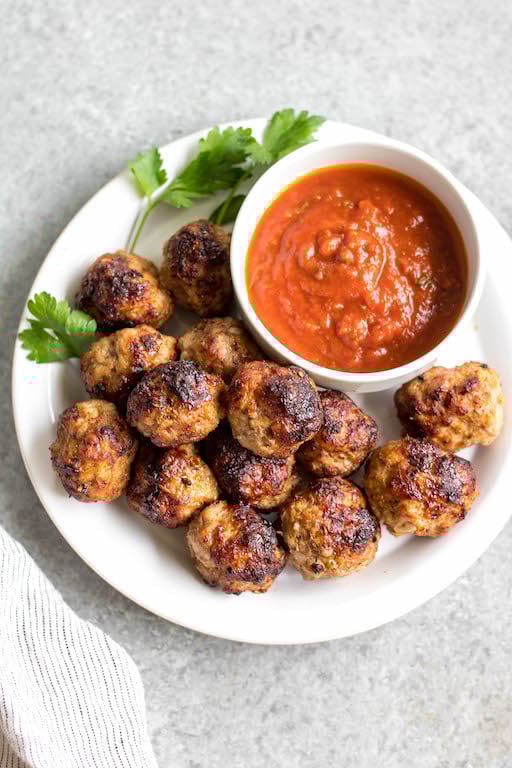 Sugar Free Pork Meatballs - 1 lb