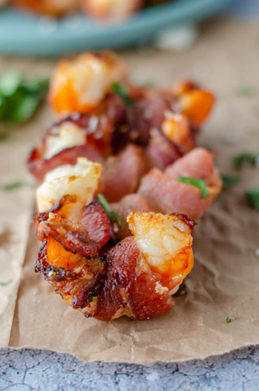 Bacon Wrapped Shrimp - tail off - 100/Case