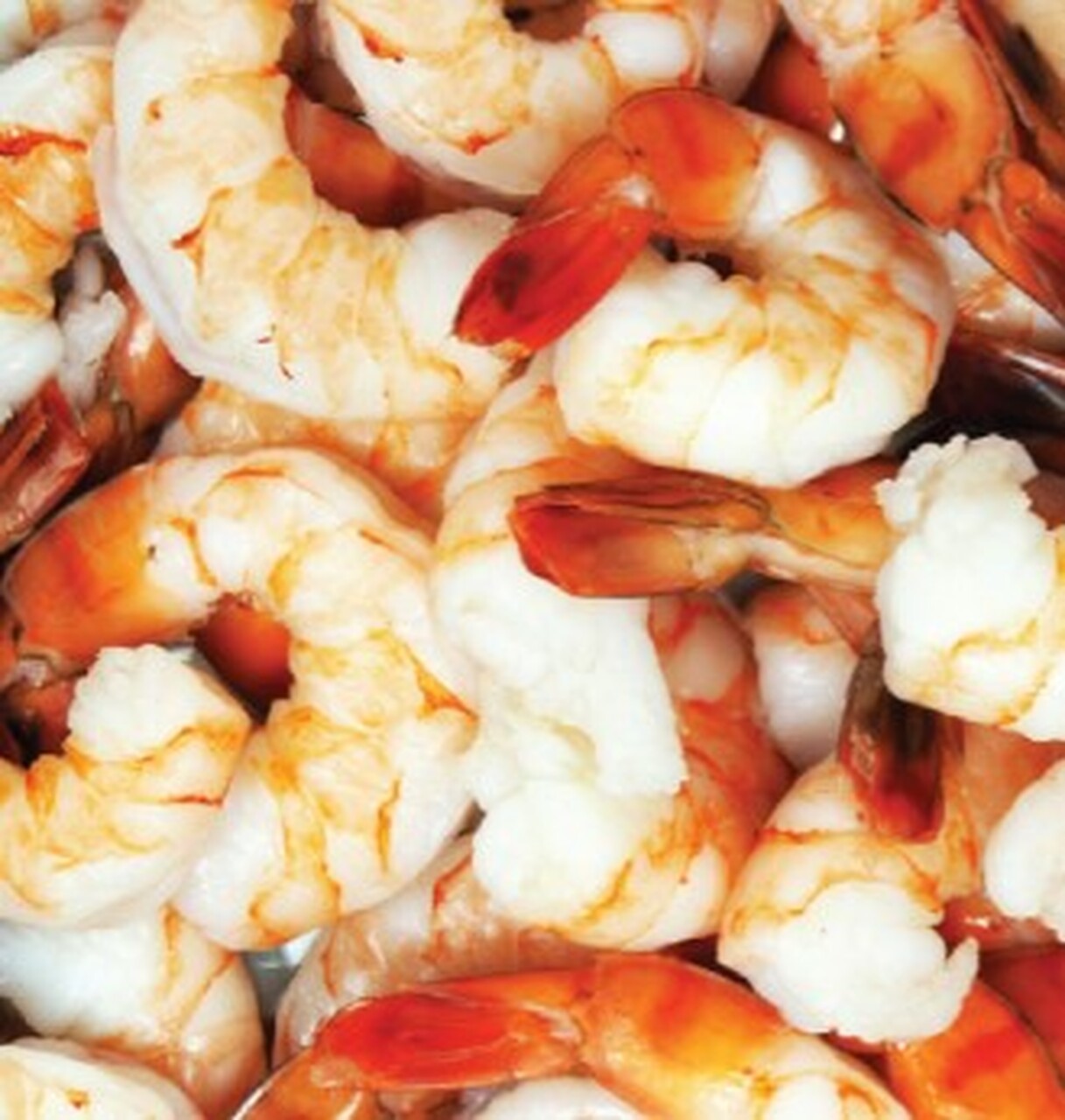 16/20 Peeled and Deveined Tail On Cooked Shrimp, 2 lb - 5/Case