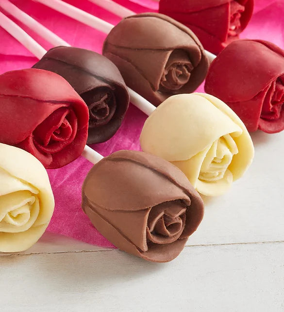 Chocolae Roses Belgian Chocolate Rose Bouquet | 12 Chocolate Roses Gift – The Table ...