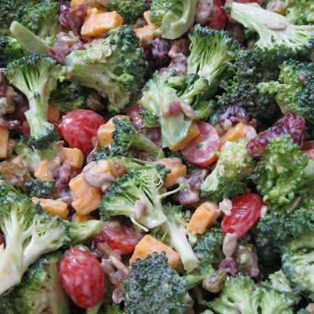 Skinny Broccoli Salad - so delicious!
