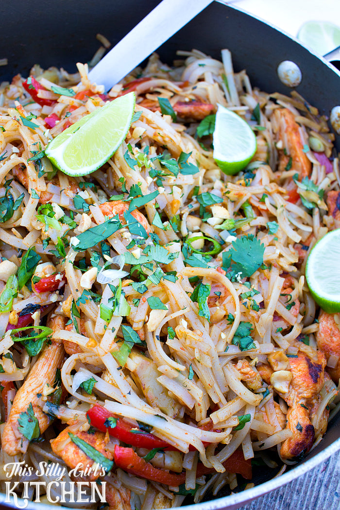 Healthy Chicken Pad Thai