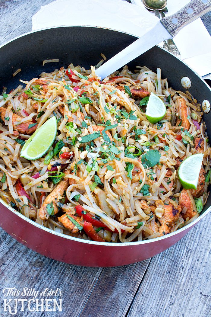 Healthy Chicken Pad Thai