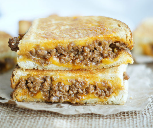 SLOPPY GRILLED CHEESE SANDWICHES