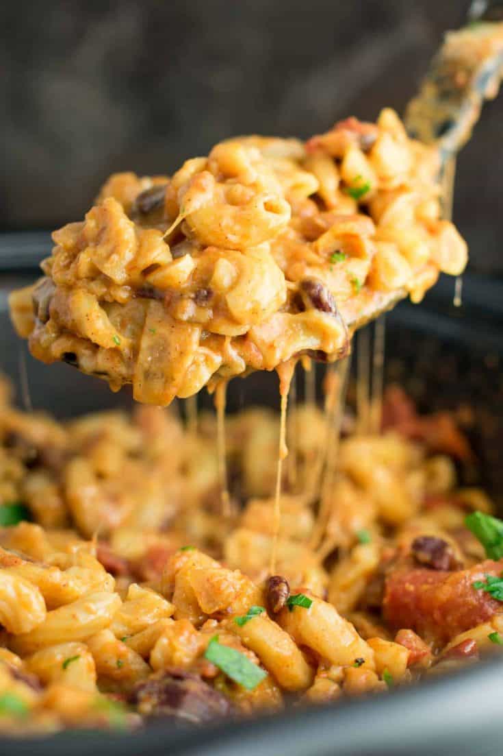 Vegetarian Chili with Vegan Mac and Cheese