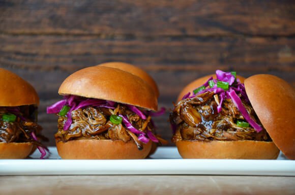 Slow Cooker Balsamic Honey Pulled Pork