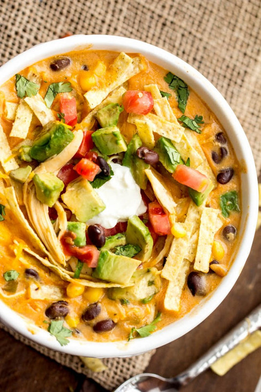 Slow Cooker Chicken Fajita Soup