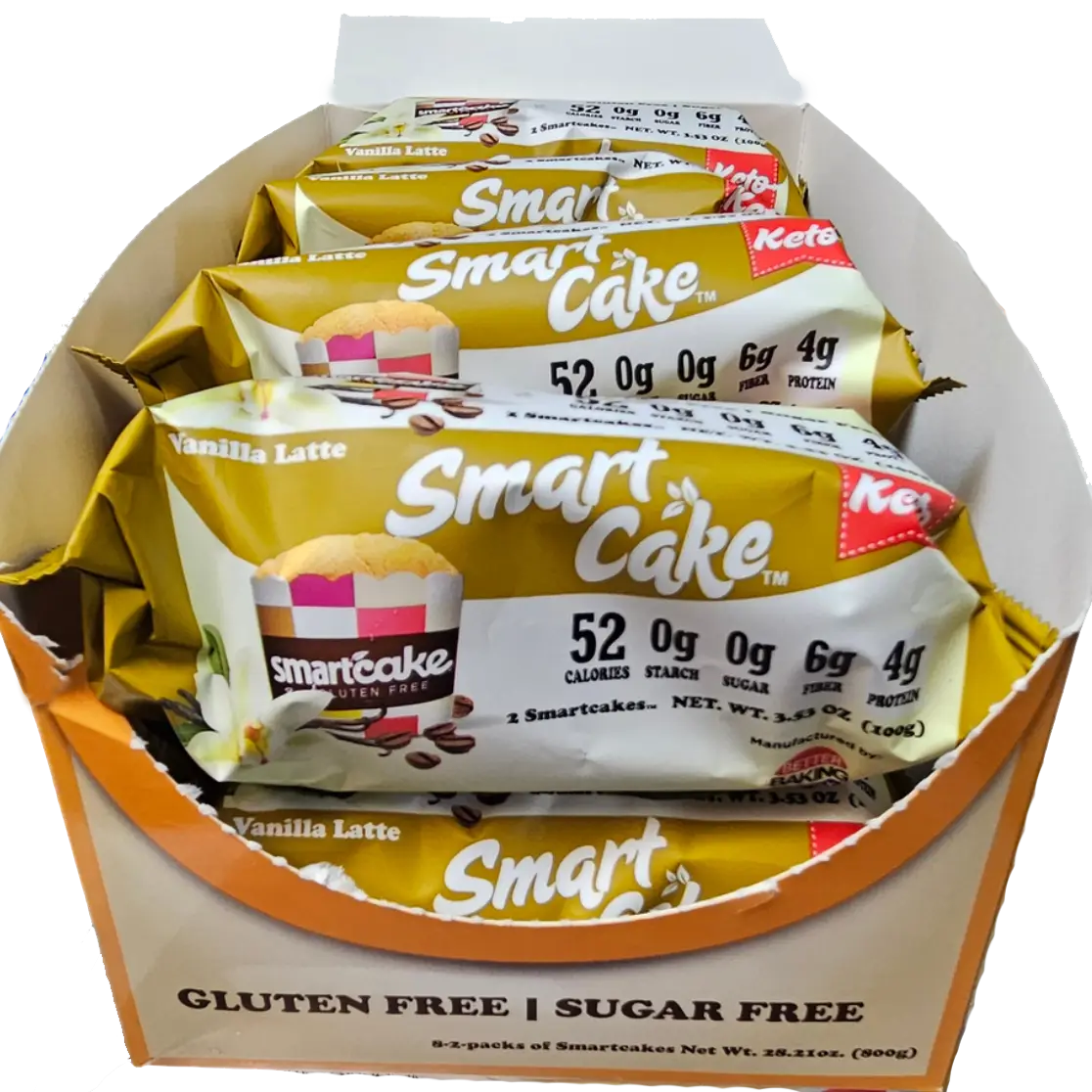Vanilla Latte smartcakes gluten free keto