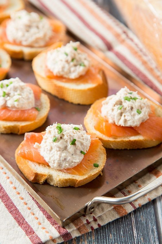 Smoked Salmon Pinwheels - 50 pieces per tray
