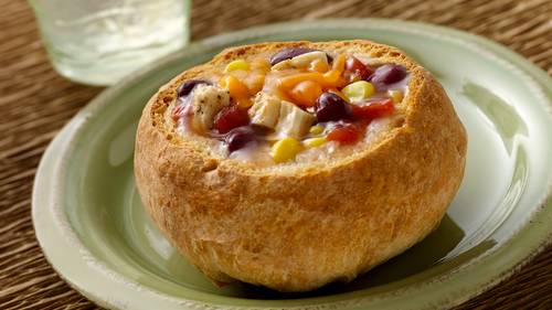 Chicken Tortilla Soup with Boule Bread Bowls - includes 4