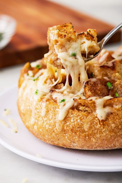 French Onion Soup with Boule Bread Bowls - includes 4