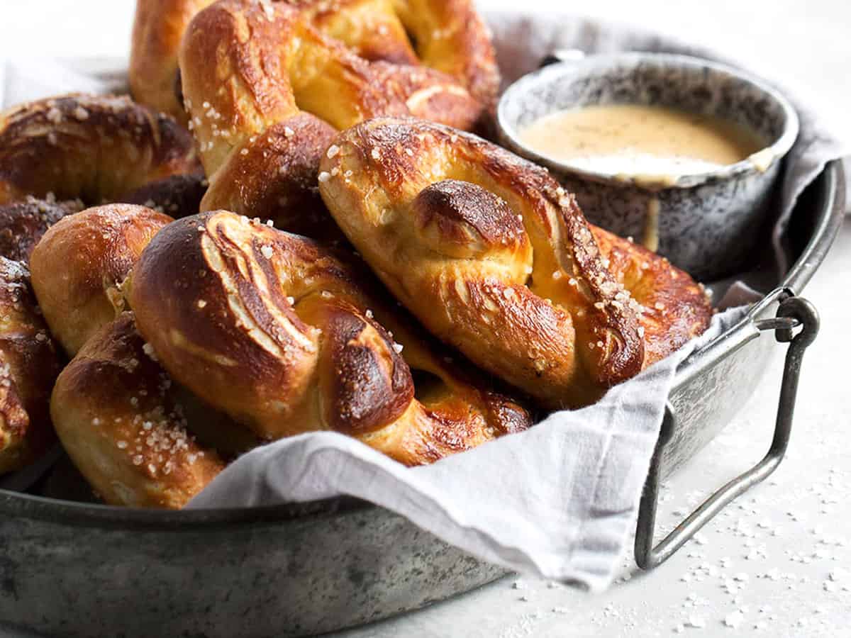 Large Soft Pretzels - includes 6 - many flavors