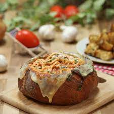 Spaghetti Soup with Boule Bread Bowls - includes 4