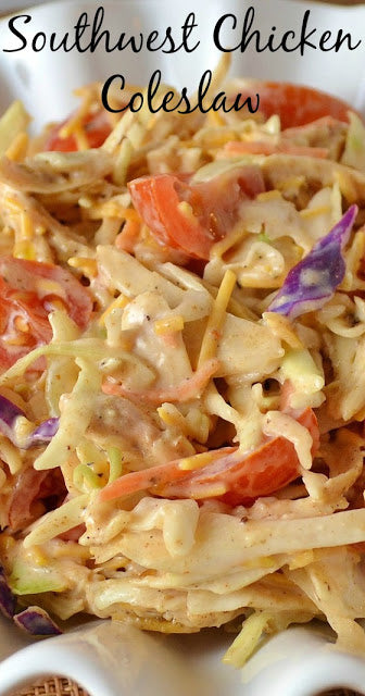 Southwest Chicken Coleslaw