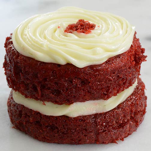 Southern Red Velvet Cake - Mini Cakes - 12 of 5.2 oz each