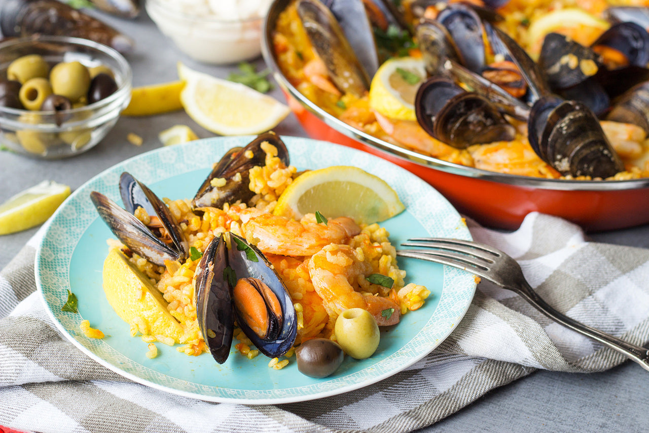 Spanish Seafood Paella