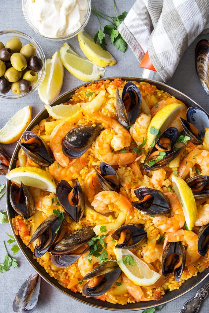 Spanish Seafood Paella