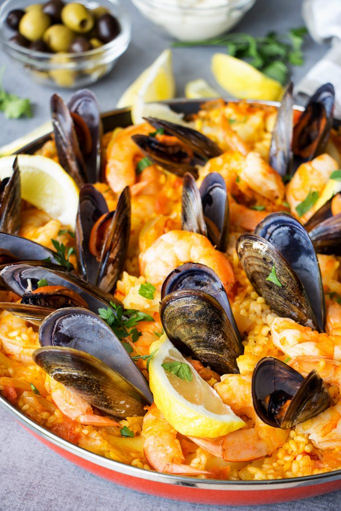Spanish Seafood Paella