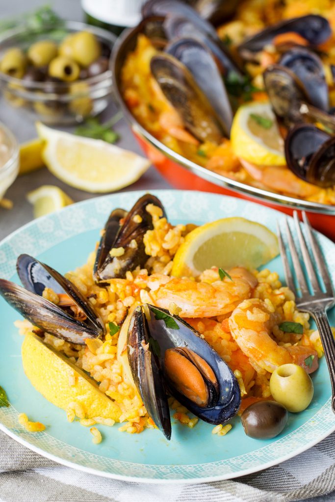 Spanish Seafood Paella
