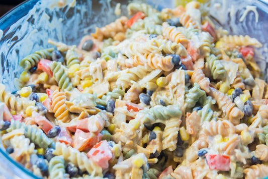 Zesty Tex Mex Chicken Pasta Salad