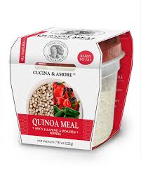 6 Pack : Cucina & Amore Spicy Jalapeno & Roasted Peppers Quinoa Meal, 7.9 oz