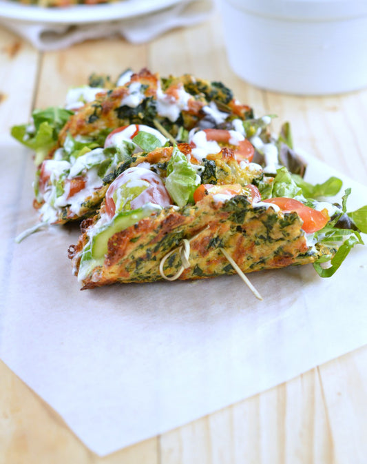 Soft Taco Recipe with Spinach |Low carb Taco Shells