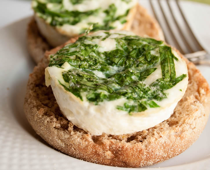 Spinach Feta Egg White Cups