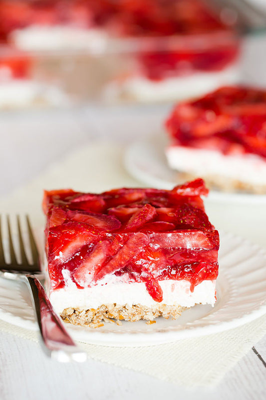 STRAWBERRY PRETZEL SALAD