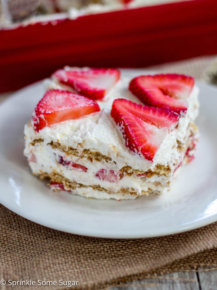 Strawberry Icebox Cake