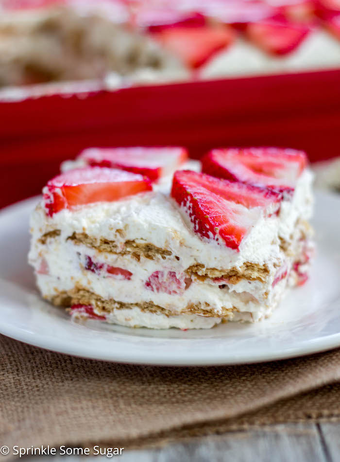 Strawberry Icebox Cake
